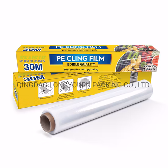China Products/Suppliers. Food Grade Keep Fresh Biodegradable PVC Grade Food Stretch Cling Film PE Protection Film Plastic Kitchen Wrap Film, Cling Film