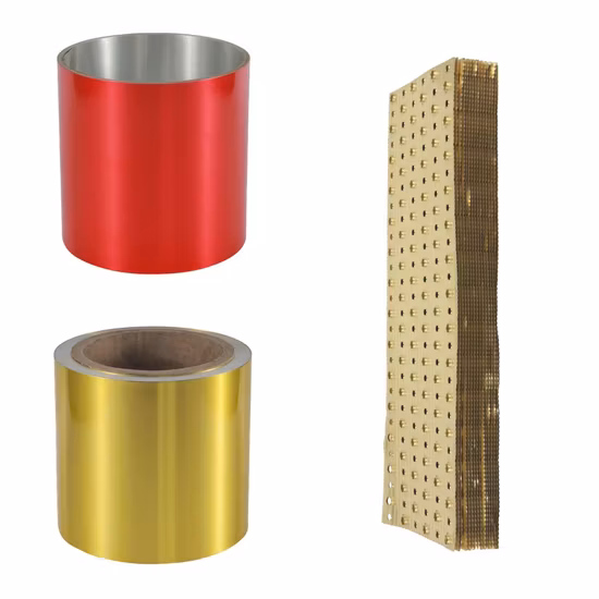 Foglio di alluminio con rivestimento epossidico/idrofilo per il sistema HAVC