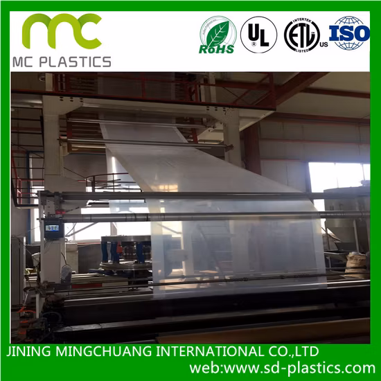 Film estensibile Jumbo Roll PE Estensibile Imballaggio LLDPE LDPE Plastica Termoretraibile Termoretraibile PVC Super Trasparente Polietilene